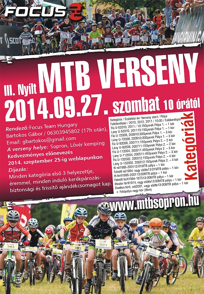 III. Nyílt MTB Verseny - Sopronban